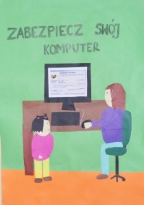 Plakat - zabezpiecz swój komputer
