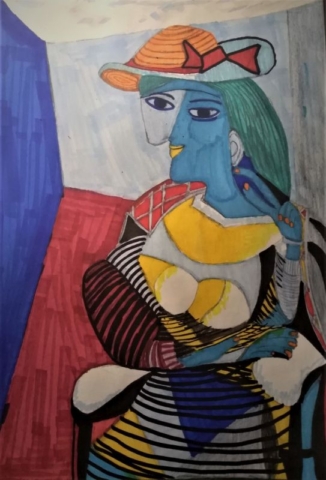 Kopia obrazu. Pablo Picasso, Portret Marie-Teresy Walter