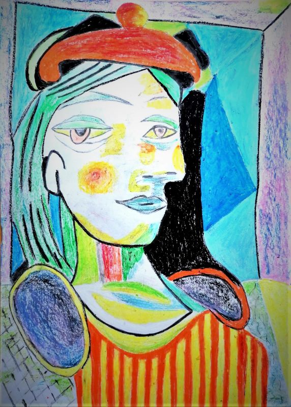 Kopia obrazu. Pablo Picasso, Portret kochanki