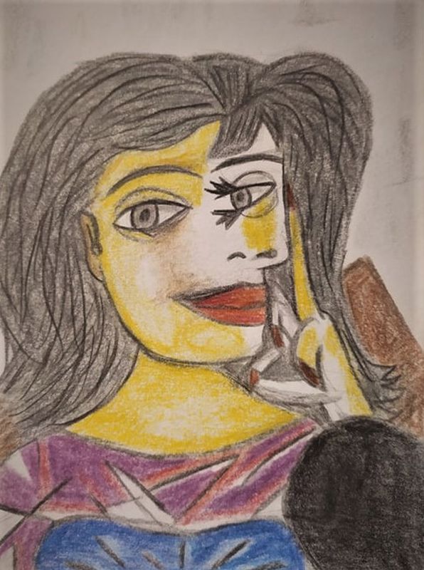 Kopia obrazu. Pablo Picasso, Portret Dory Maar