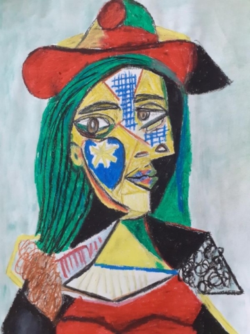 Kopia obrazu. Pablo Picasso, Portret Gertrudy Stein