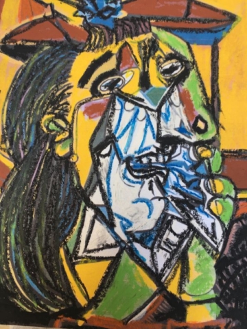 Kopia obrazu. Pablo Picasso, Portret kobiety płaczącej