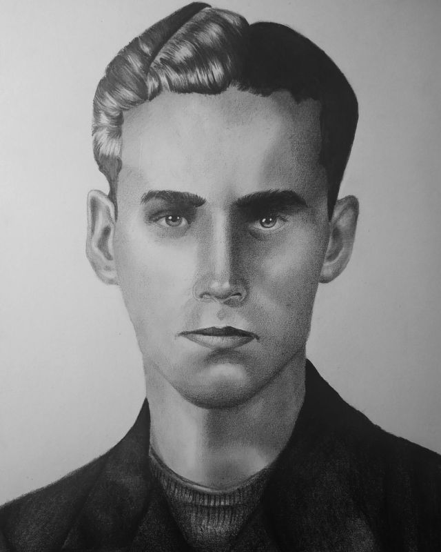 Rysunek – portret mężczyzny