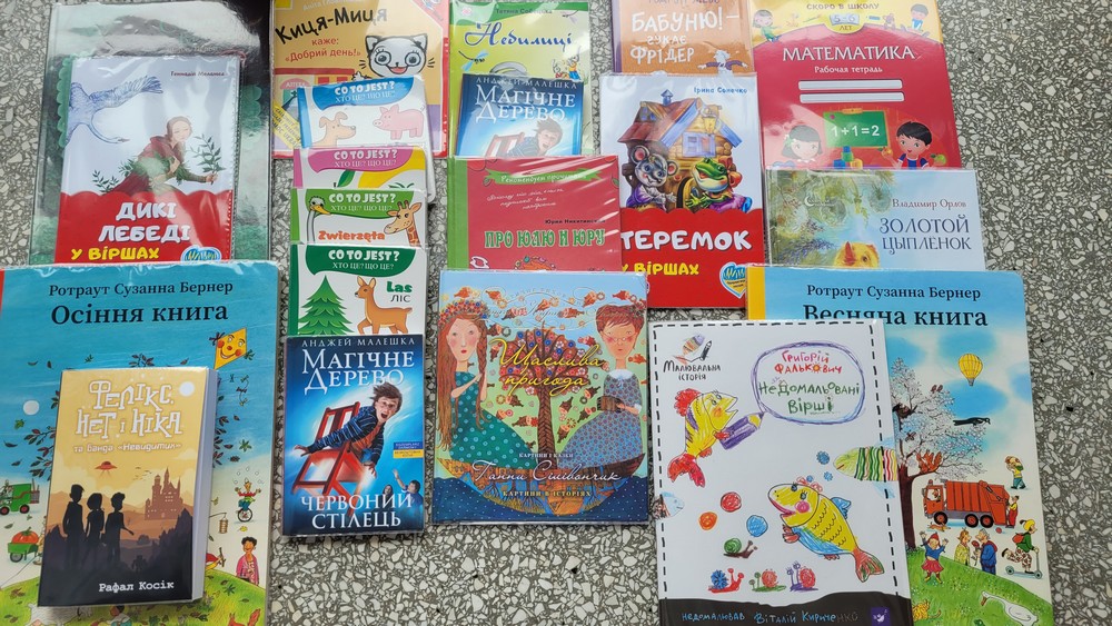 Nowe pozycje w bibliotece w języku ukraińskim