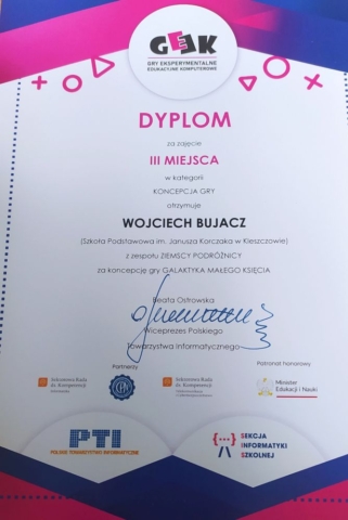 Dyplom Wojciech Bujacz